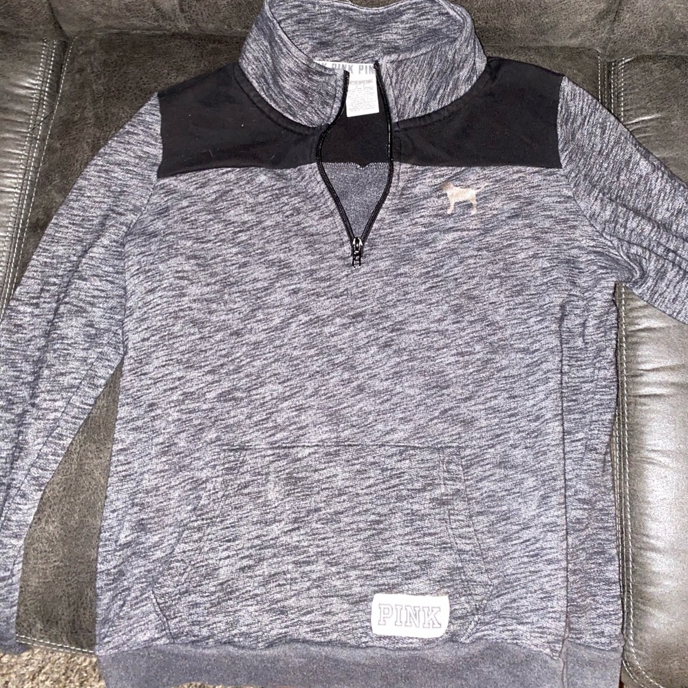 Pink! Pullover zippered